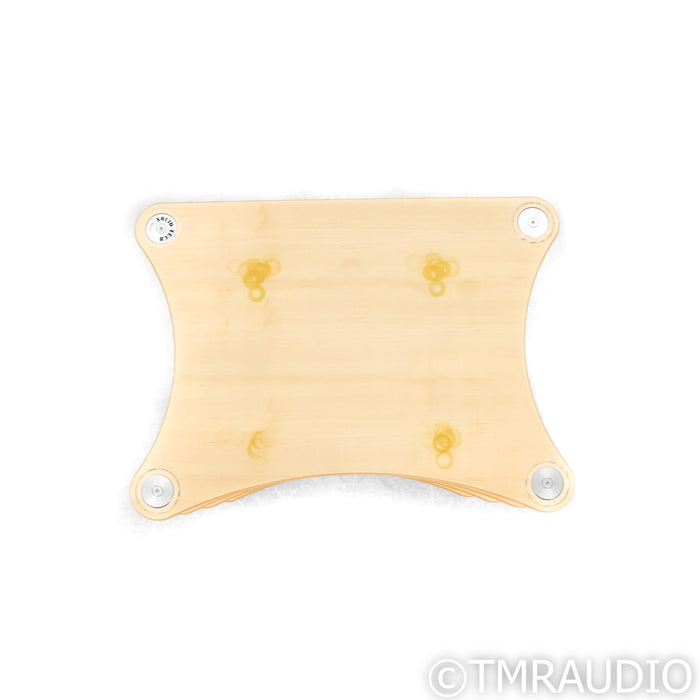 Solid Tech Radius Solo 4 Shelf Stand; Top-Shelf Suspension; Birch