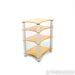 Solid Tech Radius Solo 4 Shelf Stand; Top-Shelf Suspension; Birch