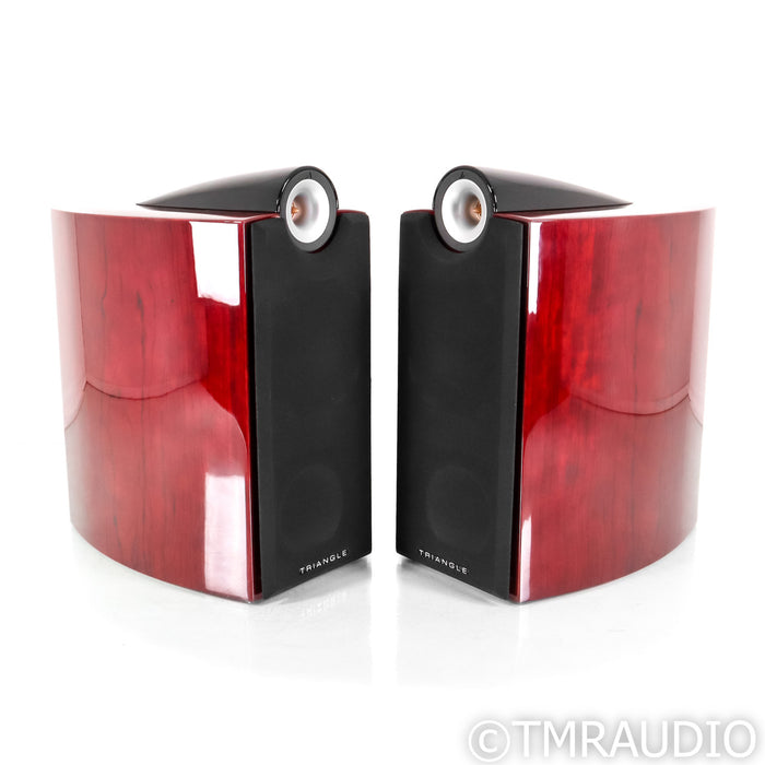 Triangle Signature Theta Bookshelf Speakers; Mahogany Pair