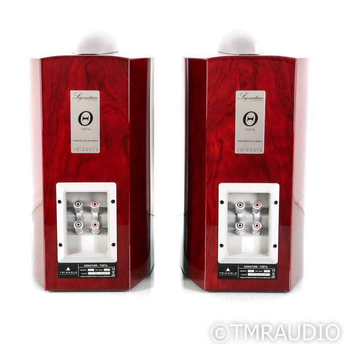 Triangle Signature Theta Bookshelf Speakers; Mahogany Pair