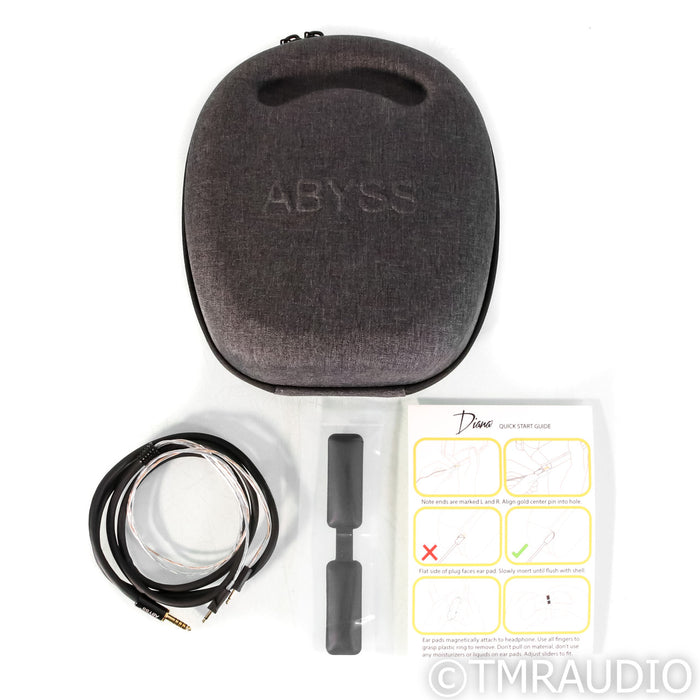 Abyss Diana MR Planar Magnetic Open Back Headphones; Purple Heart
