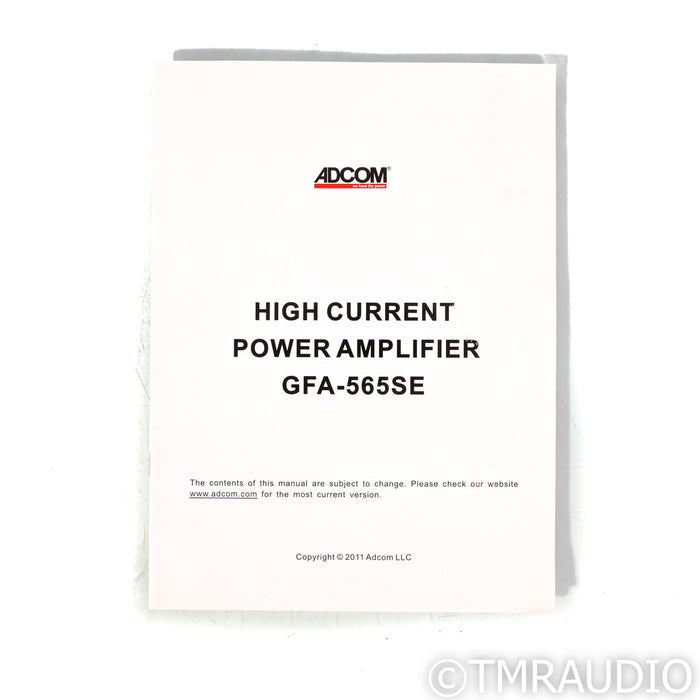 Adcom GFA-565se Stereo Power Amplifier