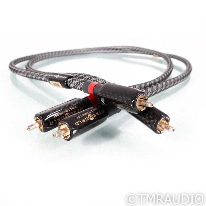 WireWorld Platinum Series 8 Eclipse RCA Cables; 1m Pair Interconnects