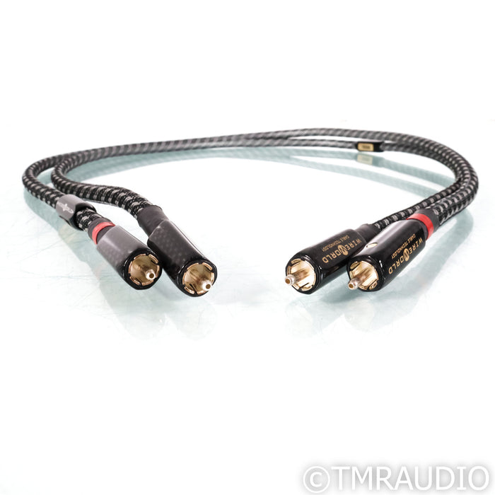 WireWorld Platinum Series 8 Eclipse RCA Cables; 1m Pair Interconnects