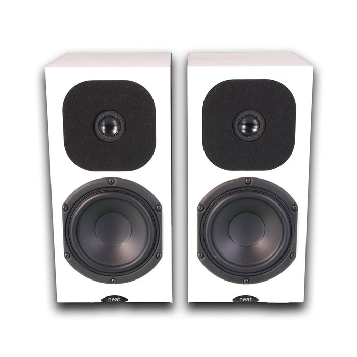 Neat Acoustics Motive SX3 Bookshelf Speakers; Silk White Pair