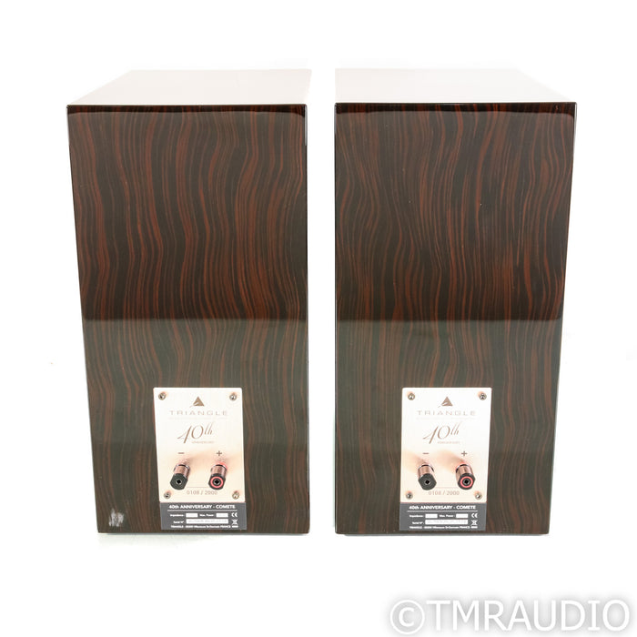 Triangle Comete 40th Anniversary Bookshelf Speakers; Santos Rosewood Pair