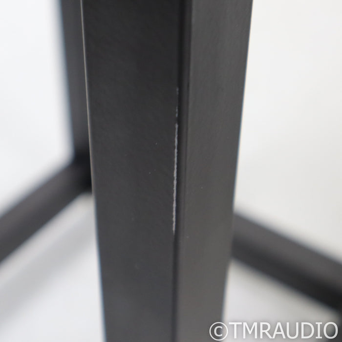 Mission 770 Bookshelf Speakers; Black Oak Pair w/ Stands