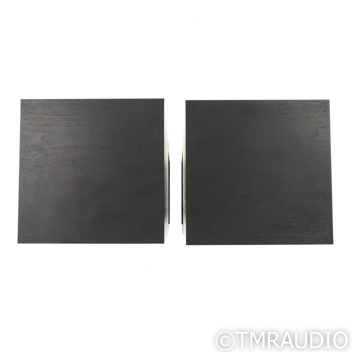 Mission 770 Bookshelf Speakers; Black Oak Pair w/ Stands