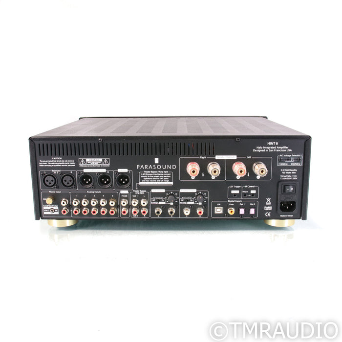 Parasound Halo HINT 6 Stereo Integrated Amplifier; MM & MC Phono