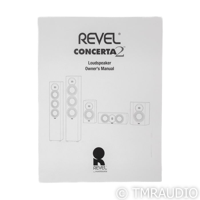 Revel Concerta2 F36 Floorstanding Speakers; Piano Black Pair