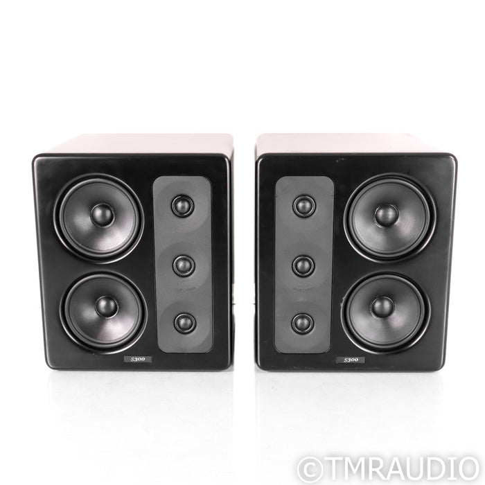 Miller & Kreisel S300 Bookshelf Speakers; Black Pair