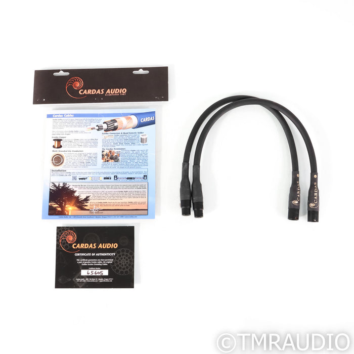 Cardas Audio Golden Reference XLR Cables; 0.5m Balanced Interconnects
