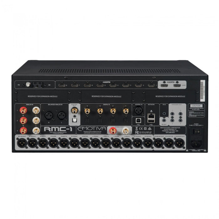Emotiva RMC-1 16 Channel Home Theater Processor; Phono & XLR Upgrades (Sealed)