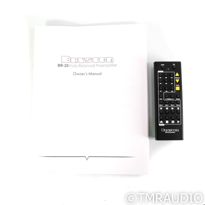 Bryston BR-20 Network Streaming Preamplifier; MM Phono & HDMI Cards