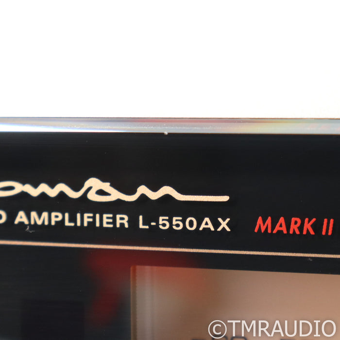 Luxman L-550AXII Stereo Integrated Amplifier; MM & MC Phono