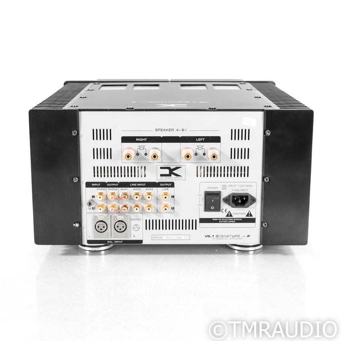 DK Designs VS.1 Signature MkIII Tube Hybrid Integrated Amplifier; MM Phono