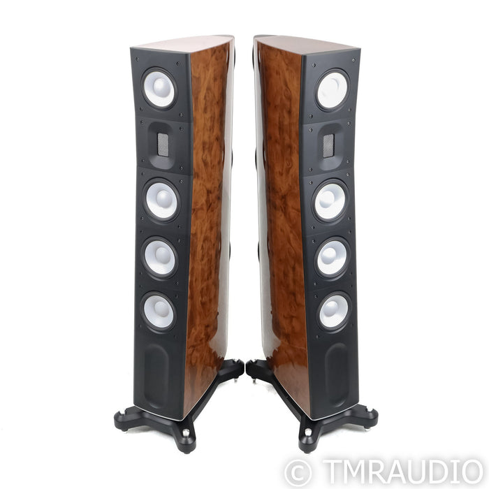 Raidho Acoustics C3.2 Floorstanding Speakers; Burled Walnut Pair