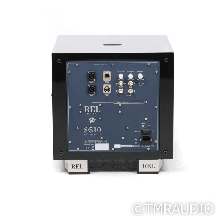 REL Acoustics S/510 10" Subwoofer; Piano Black