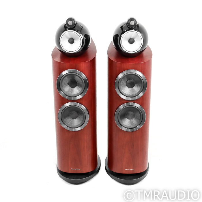 B&W 803 D3 Floorstanding Speakers; Rosenut Pair
