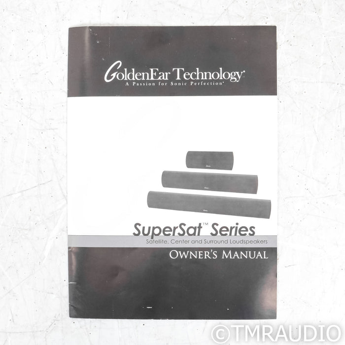GoldenEar SuperSat 60 On-Wall Speaker; Black Single