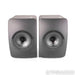 KEF LS50 Bookshelf Speakers; Black Pair