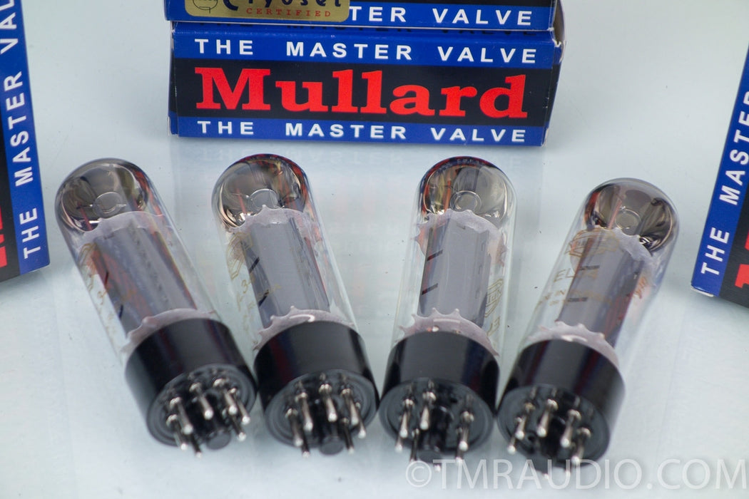 Mullard EL34 Matched + Cryo Treated Quad [EL34, 6CA7] Vacuum Tubes