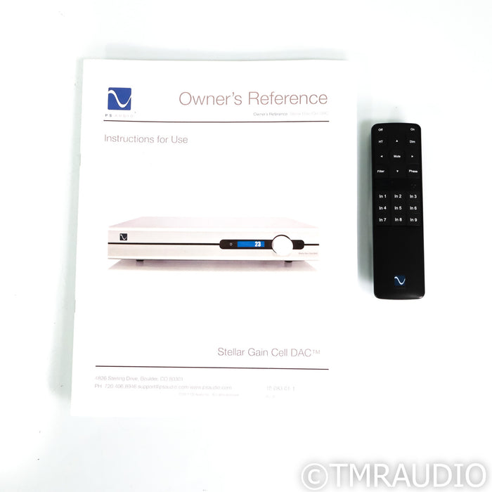 PS Audio Stellar Gain Cell DAC; D/A Converter