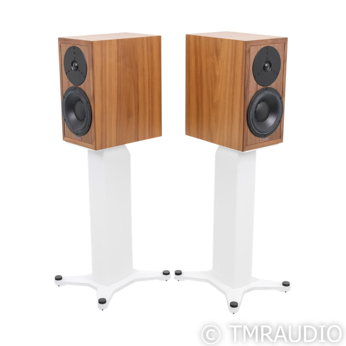 Dynaudio Heritage Special Bookshelf Speakers; Walnut Pair w/ Stands