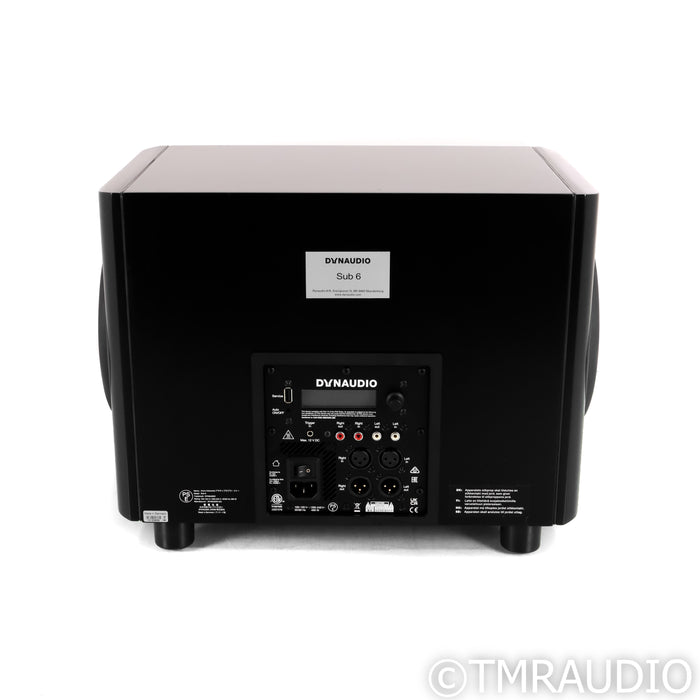 Dynaudio Sub 6 Dual 8" Powered Subwoofer; Black