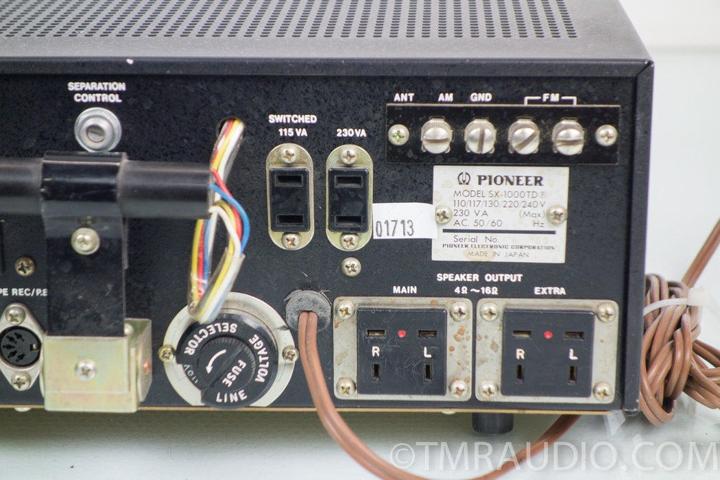 Pioneer SX-1000TD Vintage AM / FM Stereo Receiver