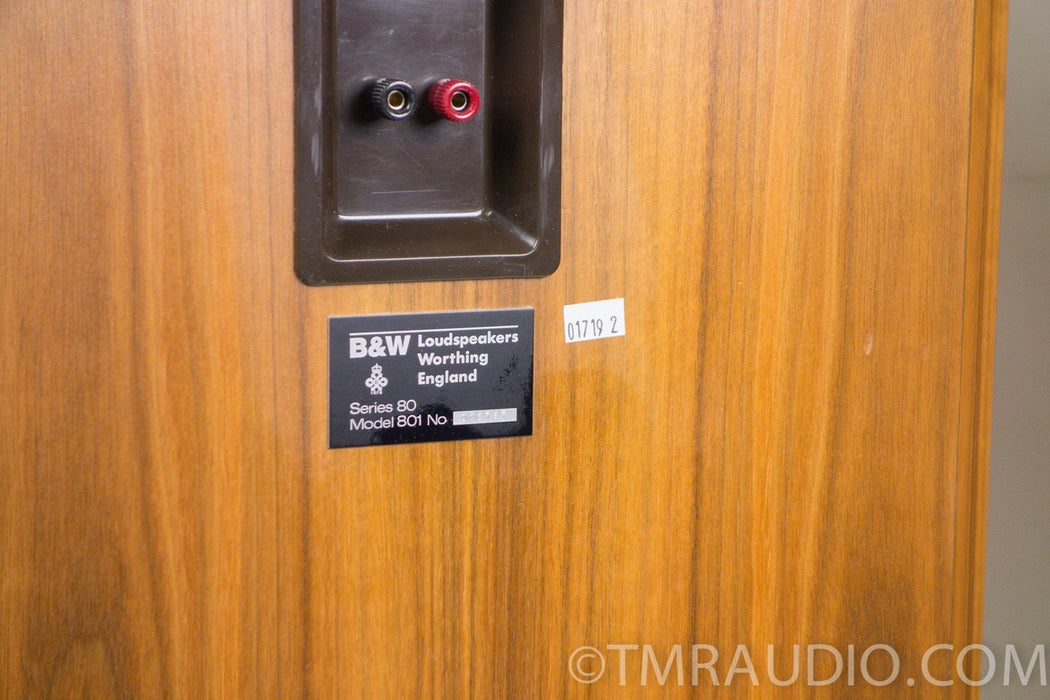 B&W 801 Series 80 Speakers
