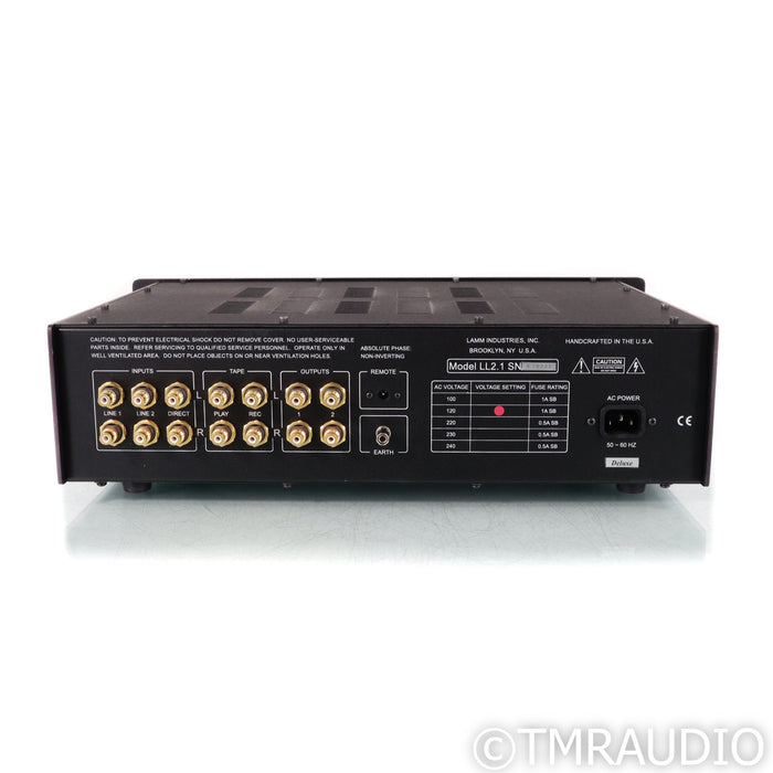 LAMM LL2.1 Deluxe Stereo Tube Preamplifier