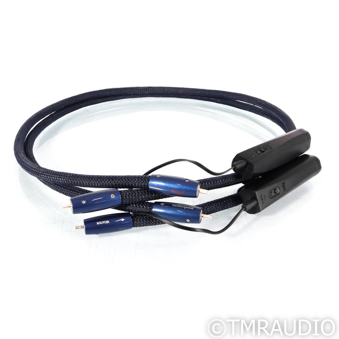 AudioQuest Water RCA Cables; 1m Pair Interconnects