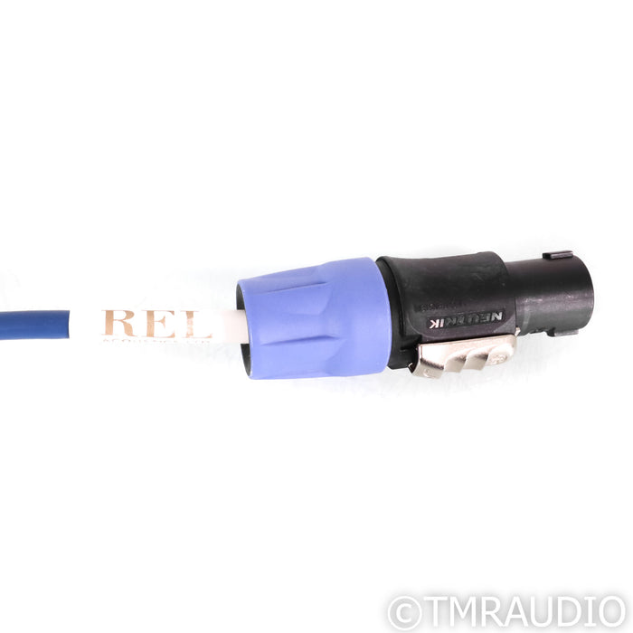 REL Acoustics Bassline Blue Line Array SpeakOn Cables; .5m Pair