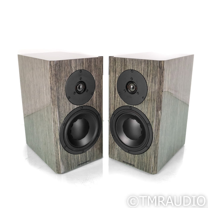 Dynaudio Focus 20 XD Bookshelf Speakers; High Gloss Grey Oak Pair