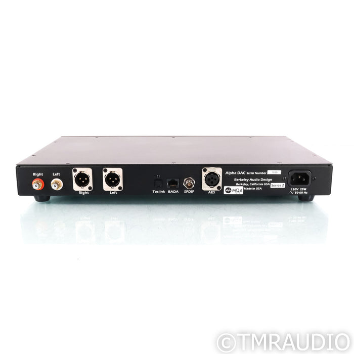 Berkeley Audio Design Alpha DAC Series 2 w/ MQA Upgrade; D/A Converter