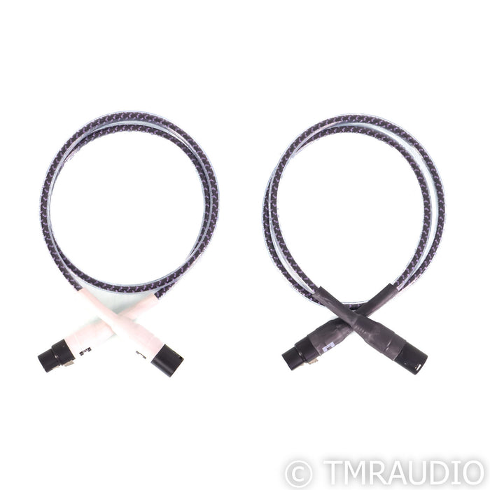 Analysis Plus Solo Crystal Oval XLR Cables; 1m Pair Balanced Interconnects