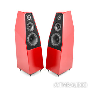 Wilson Audio Sabrina X Floorstanding Speakers; Premium Crimson Satin Pair