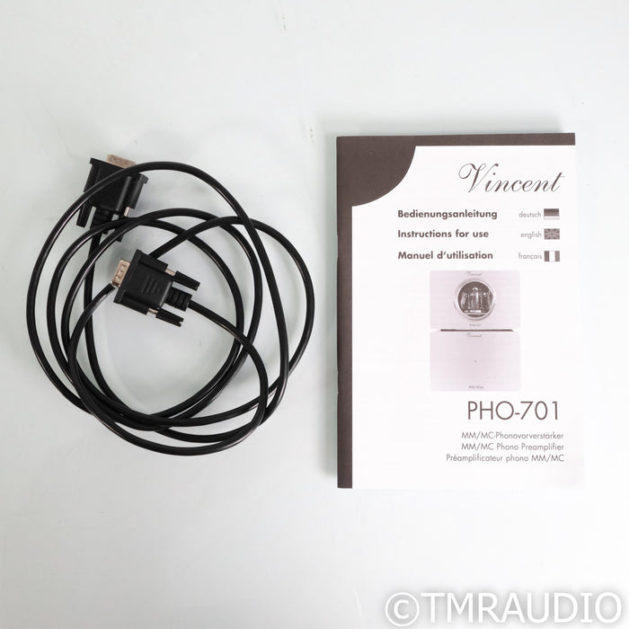 Vincent Audio PHO-701 Tube MM & MC Phono Preamplifier