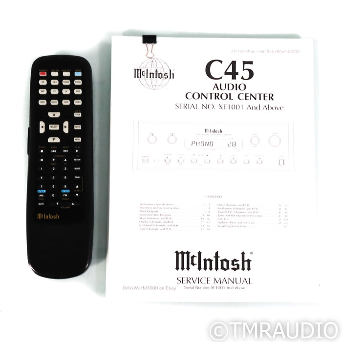McIntosh C45 5.1 Channel Home Theater Processor; MM Phono