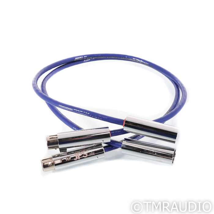 JPS Labs Superconductor 4 XLR Cables; 0.75m Pair Balanced Interconnects