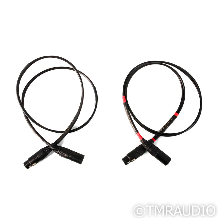 Audience Au24 XLR Cables; 1m Pair Balanced Interconnects