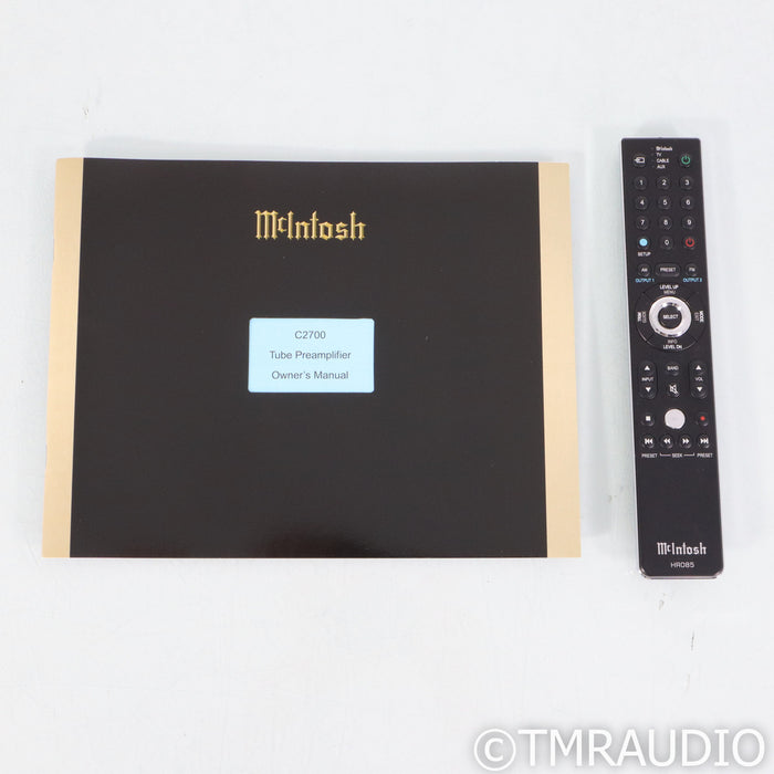McIntosh C2700 Stereo Tube Preamplifier; MM & MC Phono