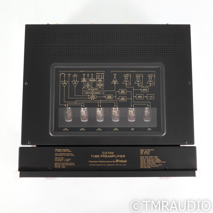 McIntosh C2700 Stereo Tube Preamplifier; MM & MC Phono