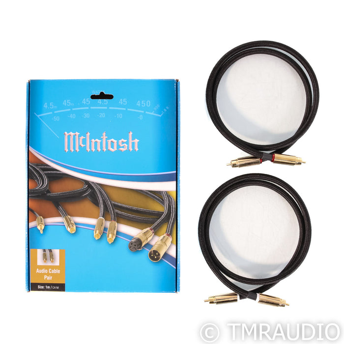 McIntosh CA1M RCA Cables; 1m Pair Interconnects