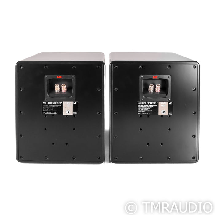 Miller & Kreisel S300 Bookshelf Speakers; Black Pair