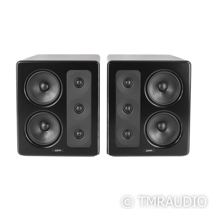 Miller & Kreisel S300 Bookshelf Speakers; Black Pair