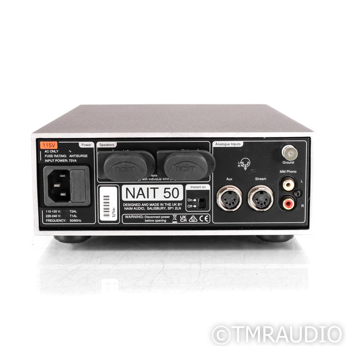 Naim NAIT 50 Stereo Integrated Amplifier; MM Phono