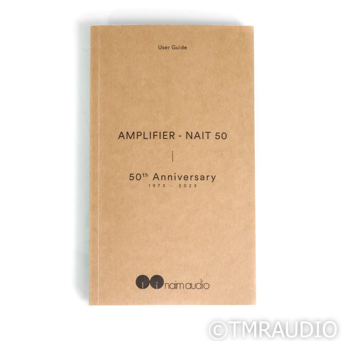 Naim NAIT 50 Stereo Integrated Amplifier; MM Phono