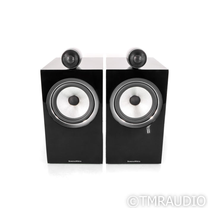 Bowers & Wilkins 705 S2 Bookshelf Speakers; Piano Black Pair (No Grills)